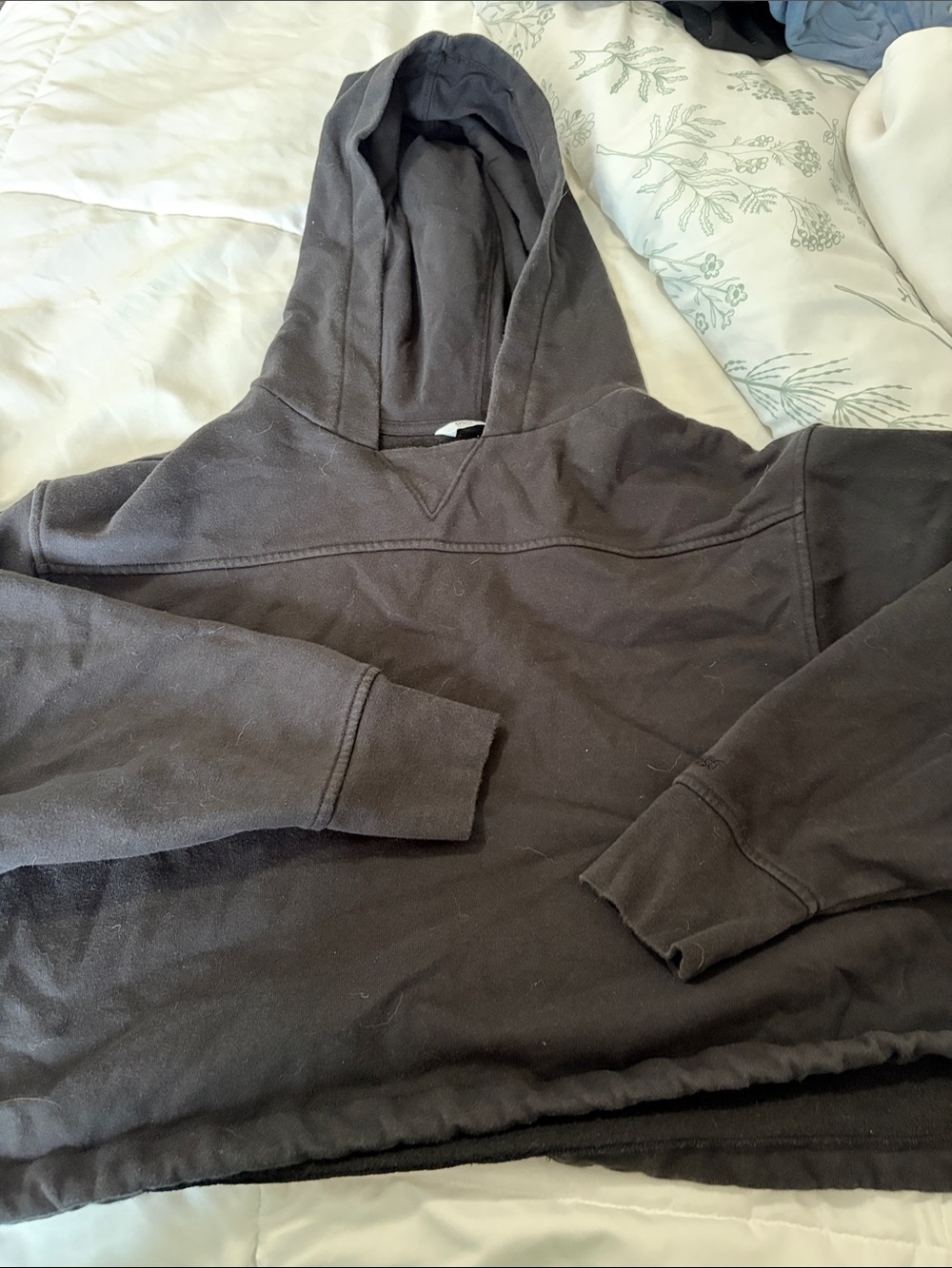 DSG black CroopedCrewneck Hoodie